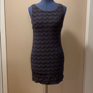 Free People Scalloped Mini dress